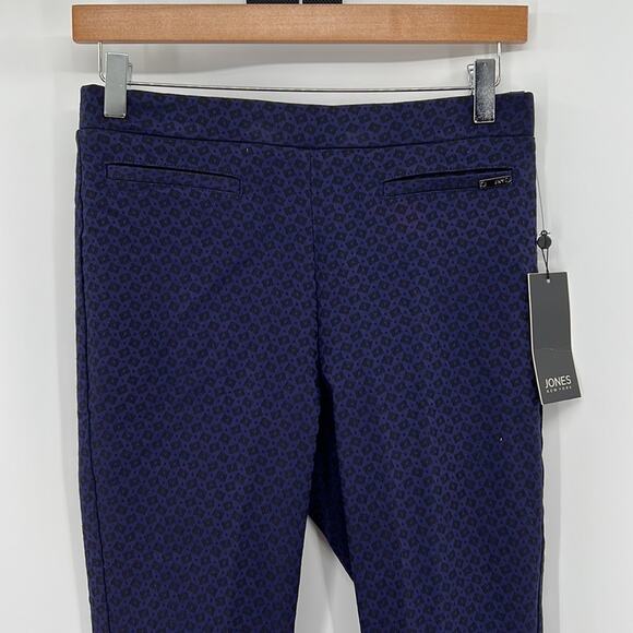 Jones New York Pull-on Slim Ankle Pants - Navy - Small - New with tags - Picture 2 of 7
